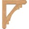 Ekena Millwork Merced Craftsman Smooth Bracket w/ Offset Brace, Western Red Cedar, 7 1/2"W x 34"D x 40"H BKT0806X34X40MRC04SWR - alternate 3